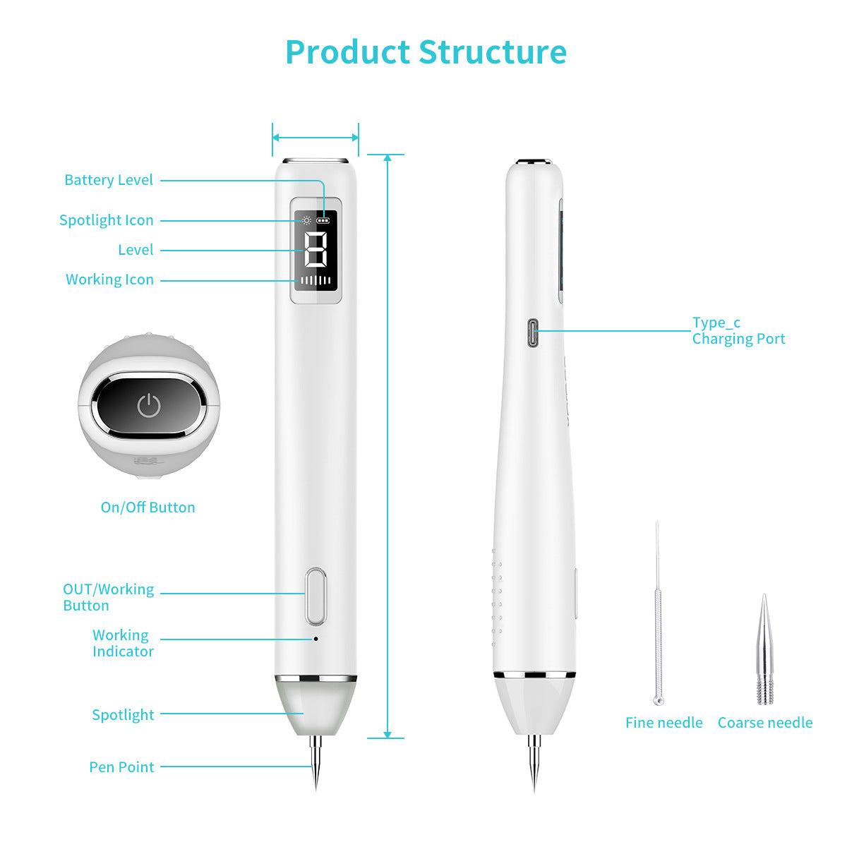 Portable Laser Freckle Removal Pen