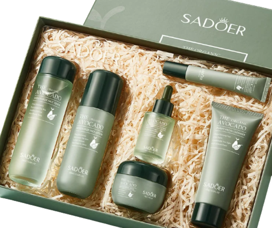 SADOER Organic Avocado Moisturizing Set
