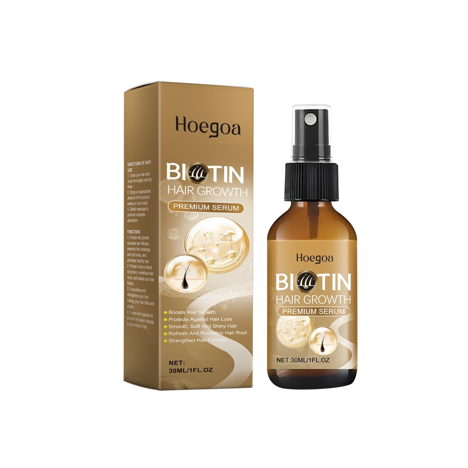 HOEGOA Biotin Hair Growth Serum