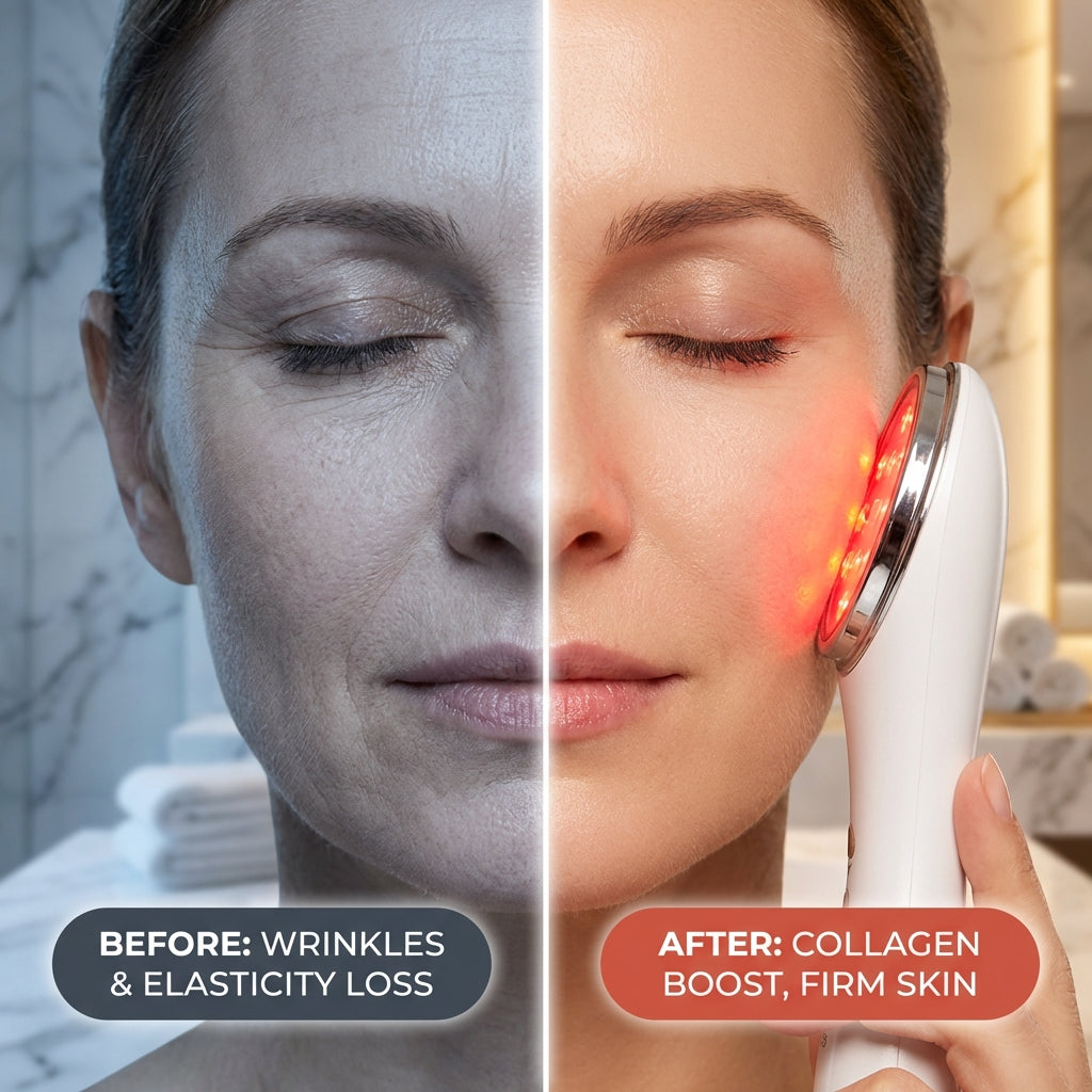 LED Light Facial Treatment Wand