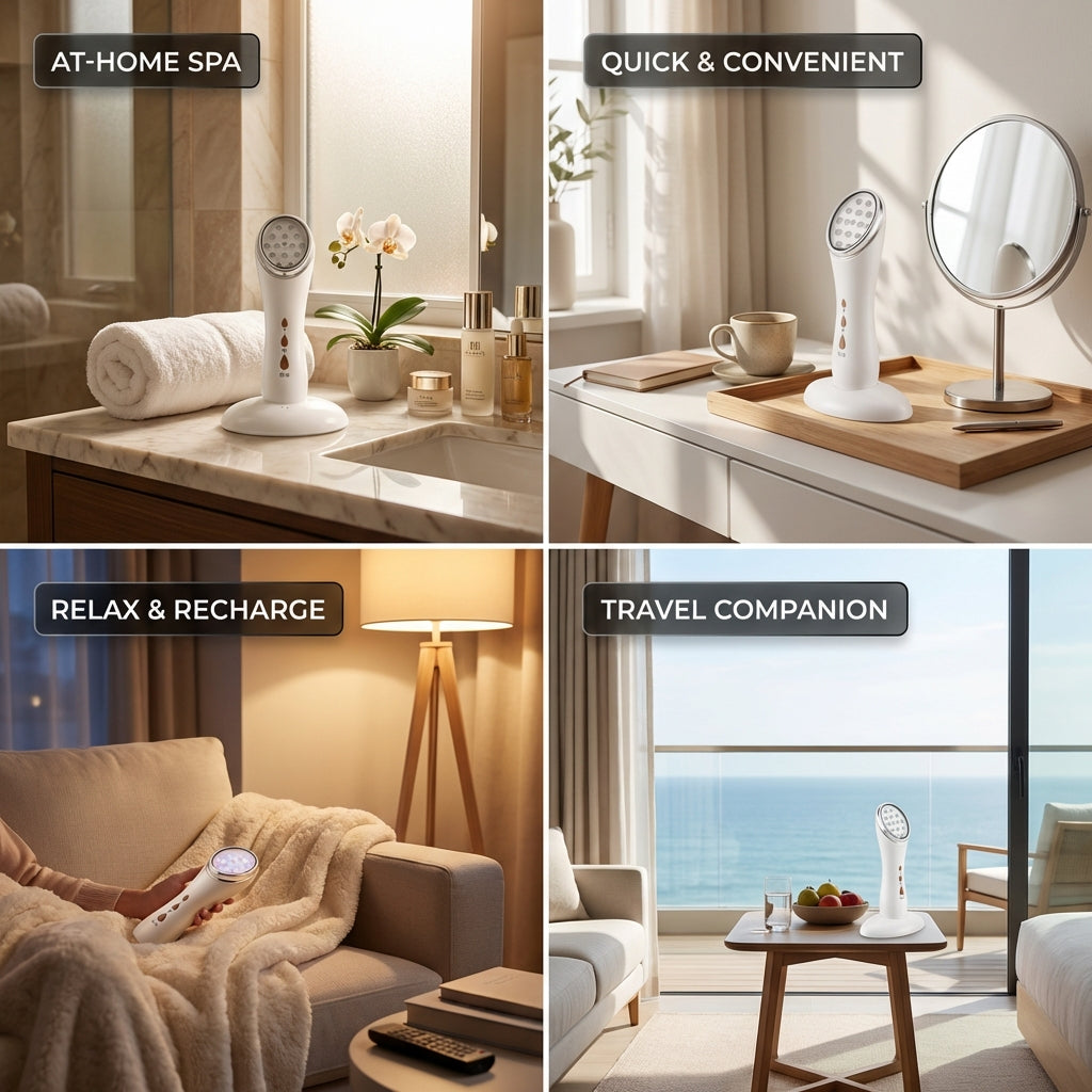 LED Light Facial Treatment Wand